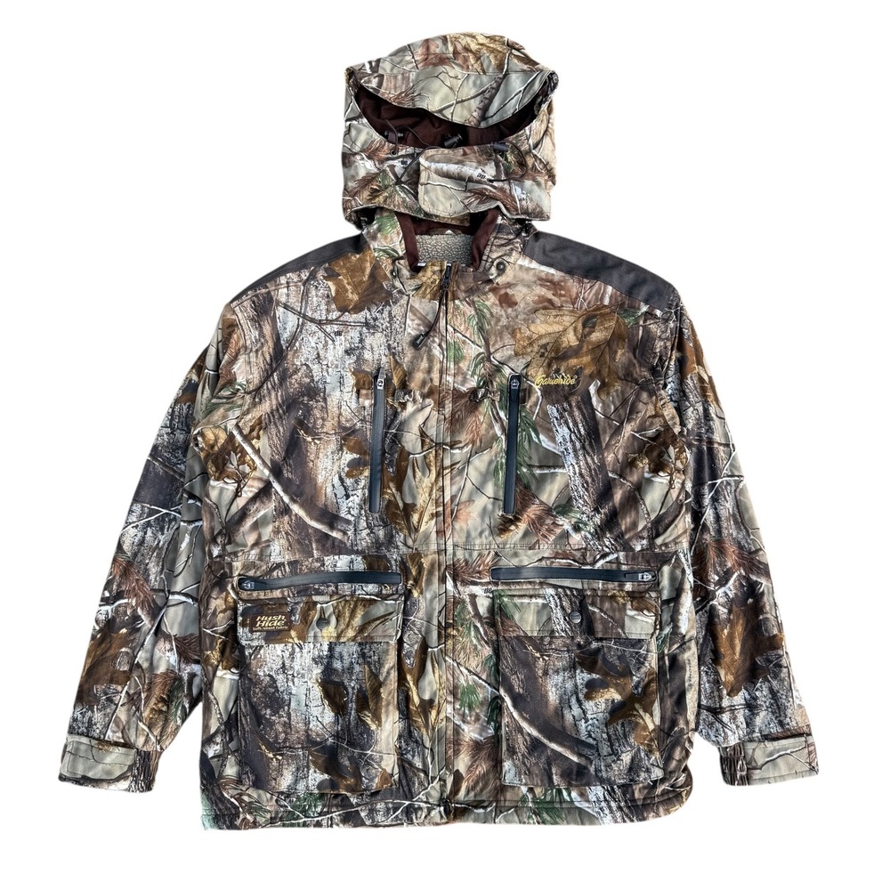 Gamehide Men's Camo Fleece Lined Hunting Jacket Size‎ Large